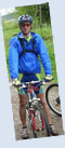 Bertrand en VTT