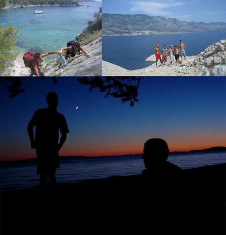 Photo sur la plage de Novalja