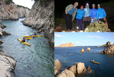 Images du voyage en Sardaigne en kayak